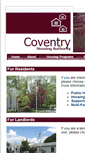 Mobile Screenshot of coventryhousing.org